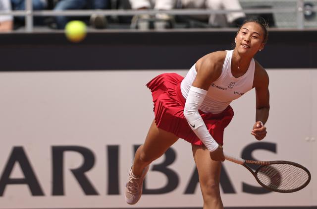 郑钦文连续三年进罗马16强 这项战术成最大亮点