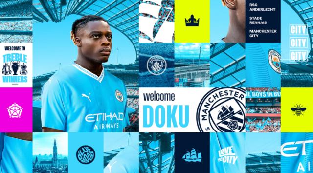 开云体育-曼城官方：比利时边锋多库加盟，将身披11号战袍