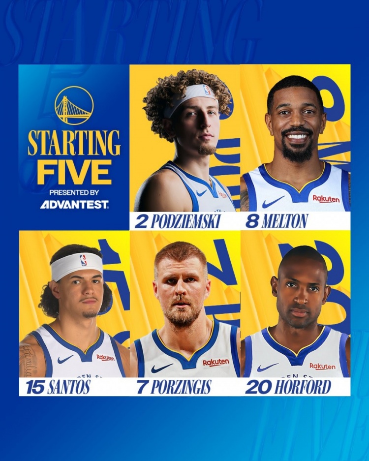 开云体育-追梦缺阵！勇士首发：波杰姆、梅尔顿、桑托斯、霍福德、波津